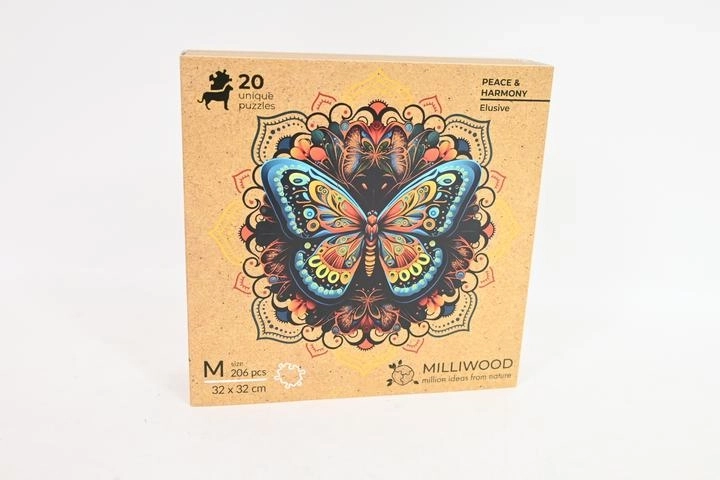 Milliwood Peace and Harmony – puzzle in legno Farfalla