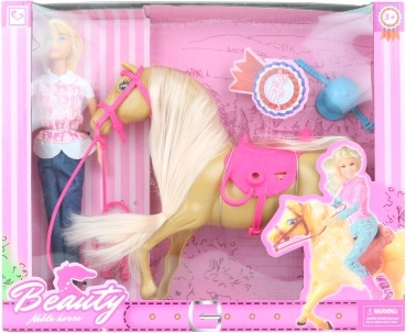 Bambola con cavallo