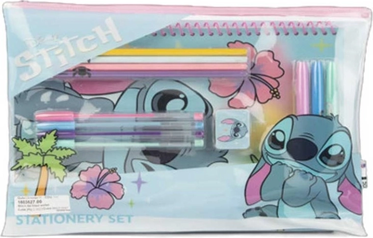 Set di articoli per scrivere in una cartellina Stitch