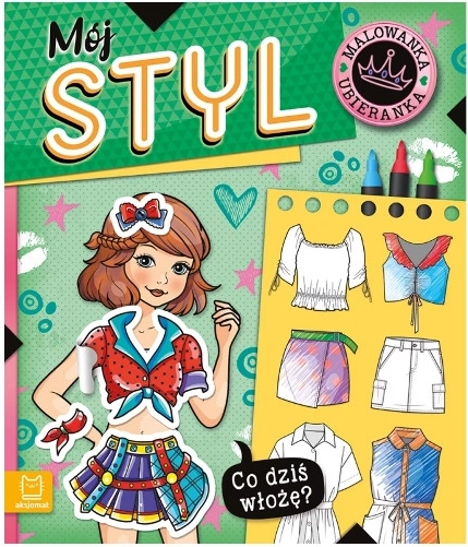 Cosa indosso oggi? Da colorare e vestire – Il mio stile