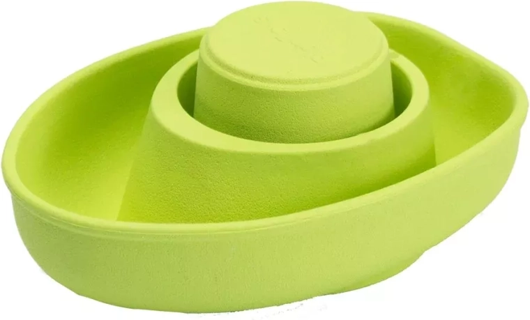 Barchetta in gomma PlanToys verde - 1 pezzo