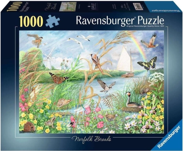 Puzzle Ravensburger Lago di Norfolk 1000 pezzi