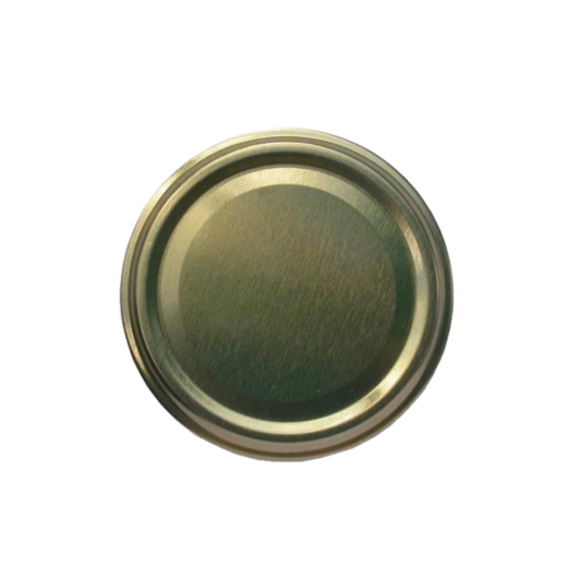 Coperchi dorati Twist Off 66 mm per conserve