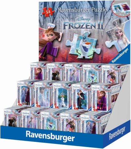 Ravensburger Disney Frozen 2 minipuzzle 54 pezzi – espositore da banco per la vendita (45 pz)