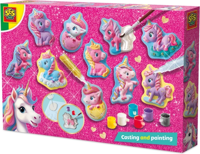 Set per colata e pittura – cuccioli di unicorno