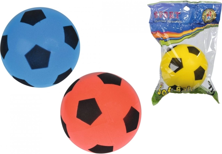 Pallone da calcio morbido Androni, 20 cm (3 tipi) - 1 pezzo