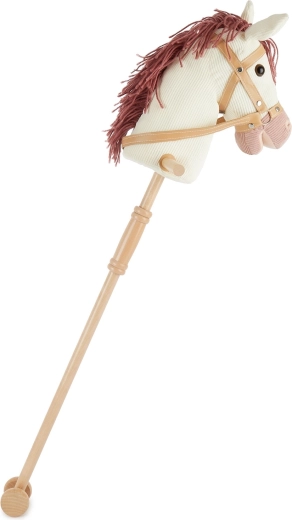 Bieco cavallo a dondolo su bastone Ginger