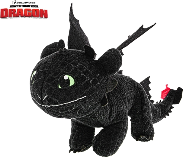 Drago di peluche Sdentato Dragon Trainer, 15 cm