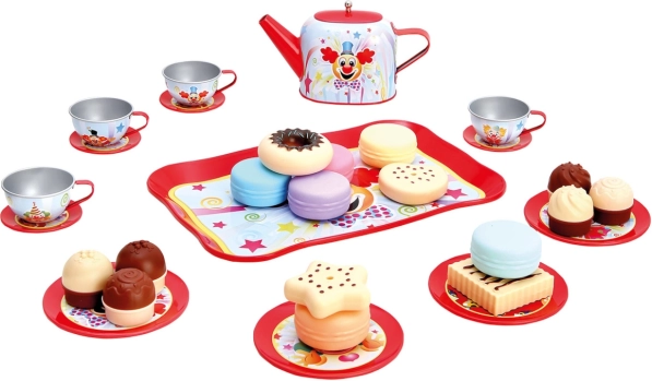 Bino set da tè per bambini con pasticcini