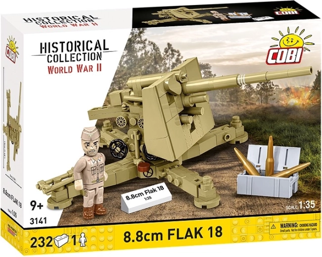 Kit di montaggio 8,8 cm Flak 18 1:35 – cannone storico del deserto