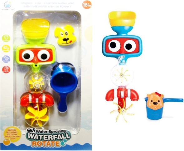 Giocattolo da bagno per bambini piccoli con giostra d’acqua