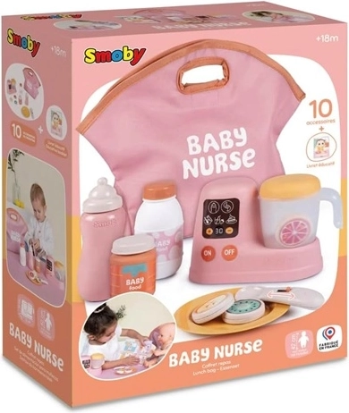 Set Smoby Baby Nurse con scaldabiberon