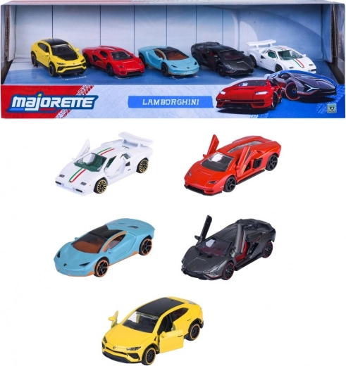 set di veicoli Lamborghini 5‑pack