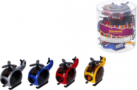 Temperamatite con contenitore a forma di elicottero