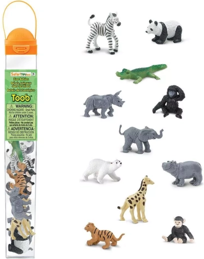 Safari Ltd. tubo con cuccioli dello zoo