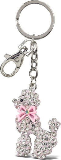 Portachiavi ciondolo cane dorato mini