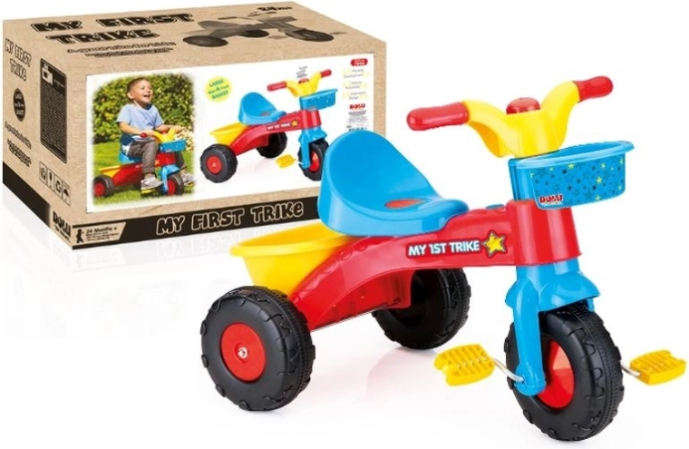 Dolu La mia prima triciclo cavalcabile riflettente per bambini