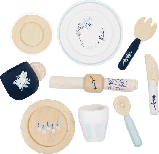 Set da pranzo in legno per bambini Le Toy Van