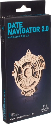 Ugears puzzle meccanico in legno 3D – calendario perpetuo