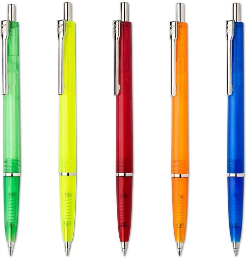 Penna a sfera ICO Silver Ice, colori assortiti
