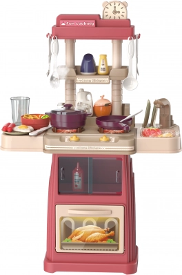 Cucinina per bambini con vapore ed effetti luminosi 44 × 21 × 66 cm