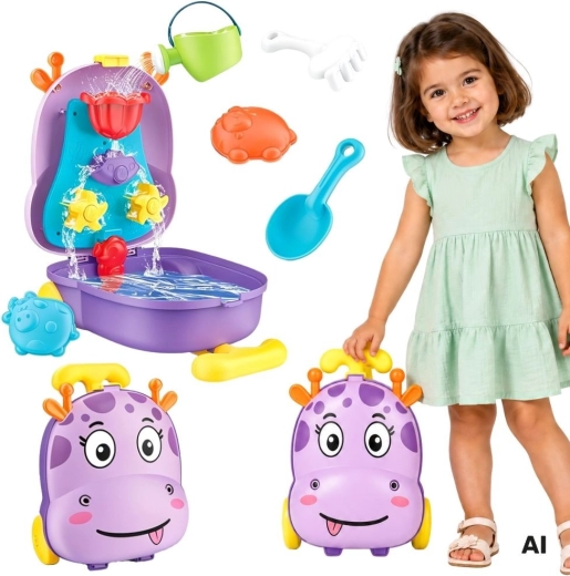 Set da valigetta Woopie per sabbia e acqua con motivo cervo