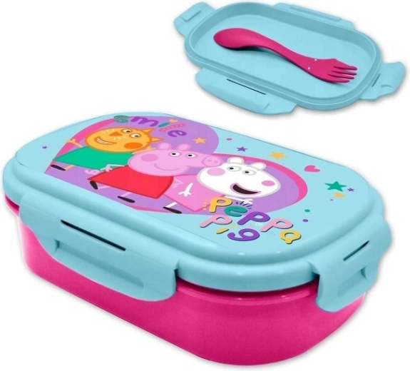 Porta pranzo PEPPA PIG con set di posate