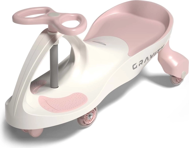Ride-on a gravità per bambini Milly Mally GRAVITY rosa crema