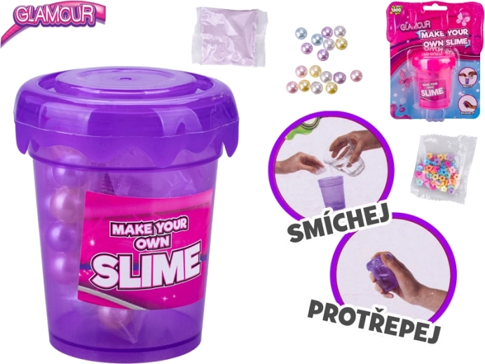 Glamour set creativo per creare slime – viola e rosa
