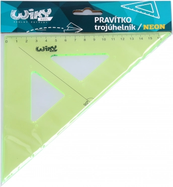 triangolo rettangolo neon 16 cm