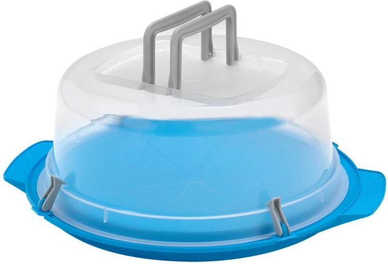 Vassoio torta in plastica con coperchio HEIDRUN 40 cm