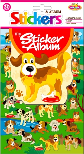 Album di adesivi – cani