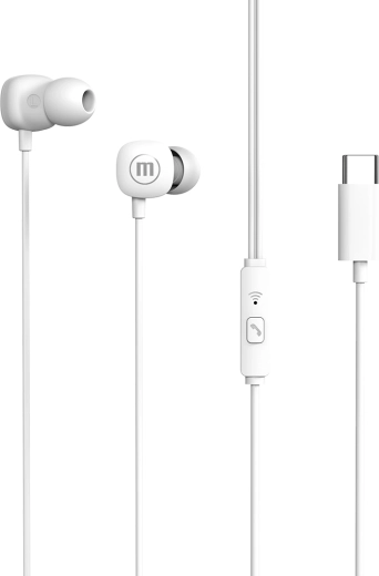 Auricolari Maxell Square+ USB-C bianchi
