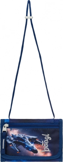 Portafoglio da collo con motivo astronave BAAGL