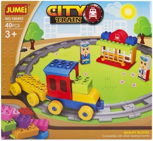 Jumei city trenino – costruzioni 40 pezzi - 1 pezzo