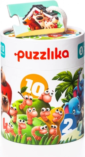 Puzzlika amici – i miei primi puzzle numerici 1–10, 20 pezzi
