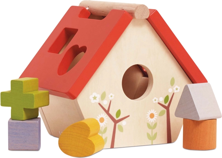 Le Toy Van casetta per uccellini in legno – incastro di forme