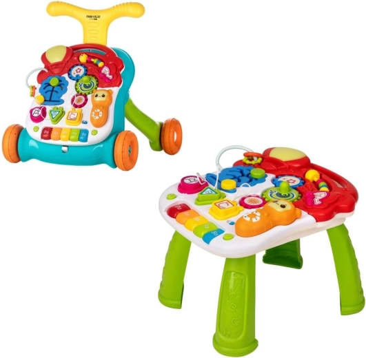 Freeon free2play girello e tavolino da gioco 2 in 1 walk & play
