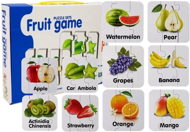 puzzle educativo frutta – 10 coppie