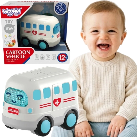 Ambulanza interattiva con suoni e luci Woopie Baby