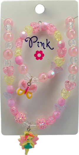 Set collana e bracciale con motivo farfalla SPARKYS