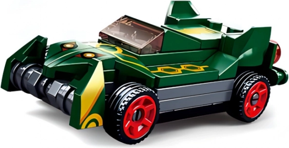 Sluban Power Bricks - Auto a carica verde