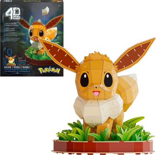 Spin Master 4D Build Pokémon Eevee modello puzzle 3D da assemblare