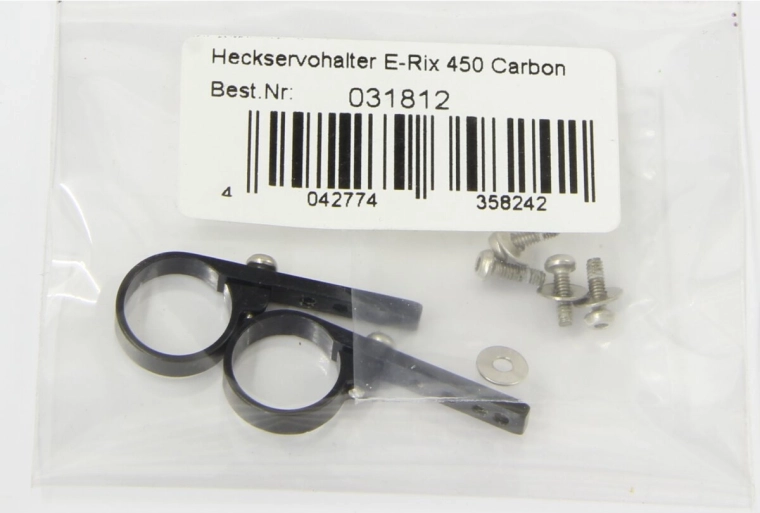 Supporto posteriore del servo per E-Rix 450 Carbon JAMARA