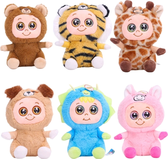 Peluche Sparkys edizione ZOO con occhi luminosi e suoni 20 cm - 1 pezzo