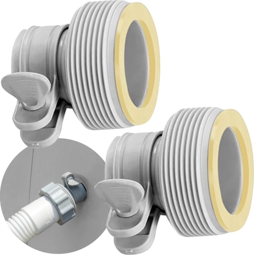 Adattatori riduttori tipo B per tubi piscina 32/38 mm Intex (2 pz)
