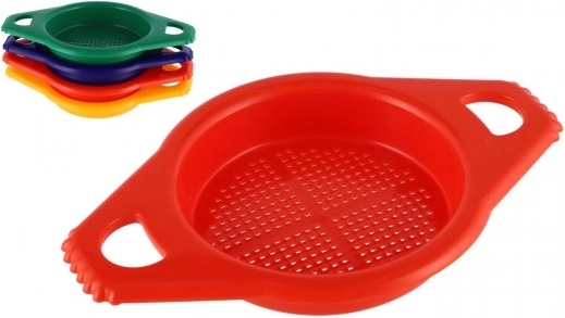 Setaccio colorato in plastica per sabbia