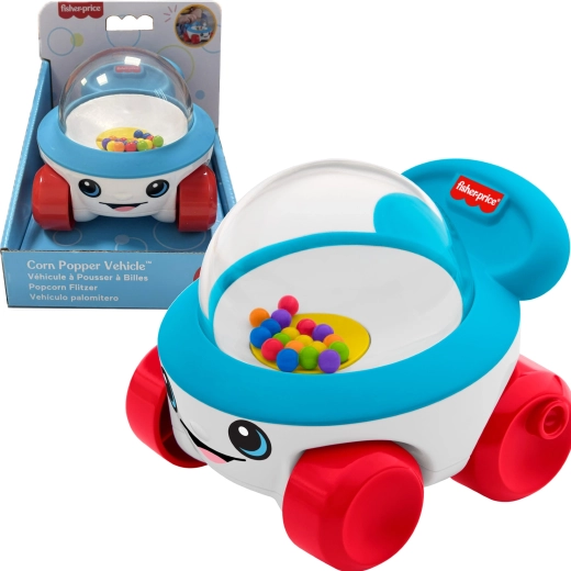 Fisher-Price auto a spinta con palline saltellanti per neonati