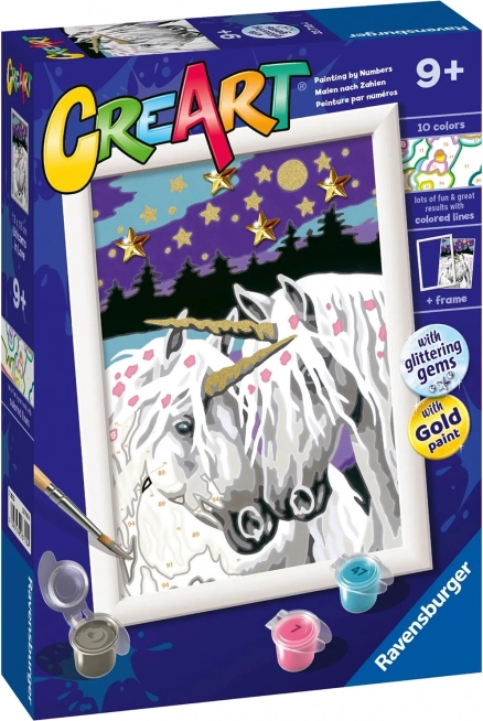 creart unicorni innamorati – pittura per numeri