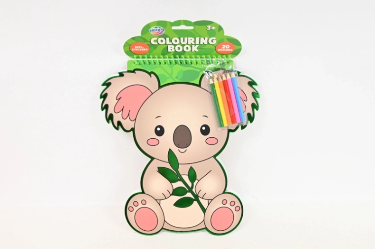 CCG album da colorare koala (20 fogli) + 6 pastelli